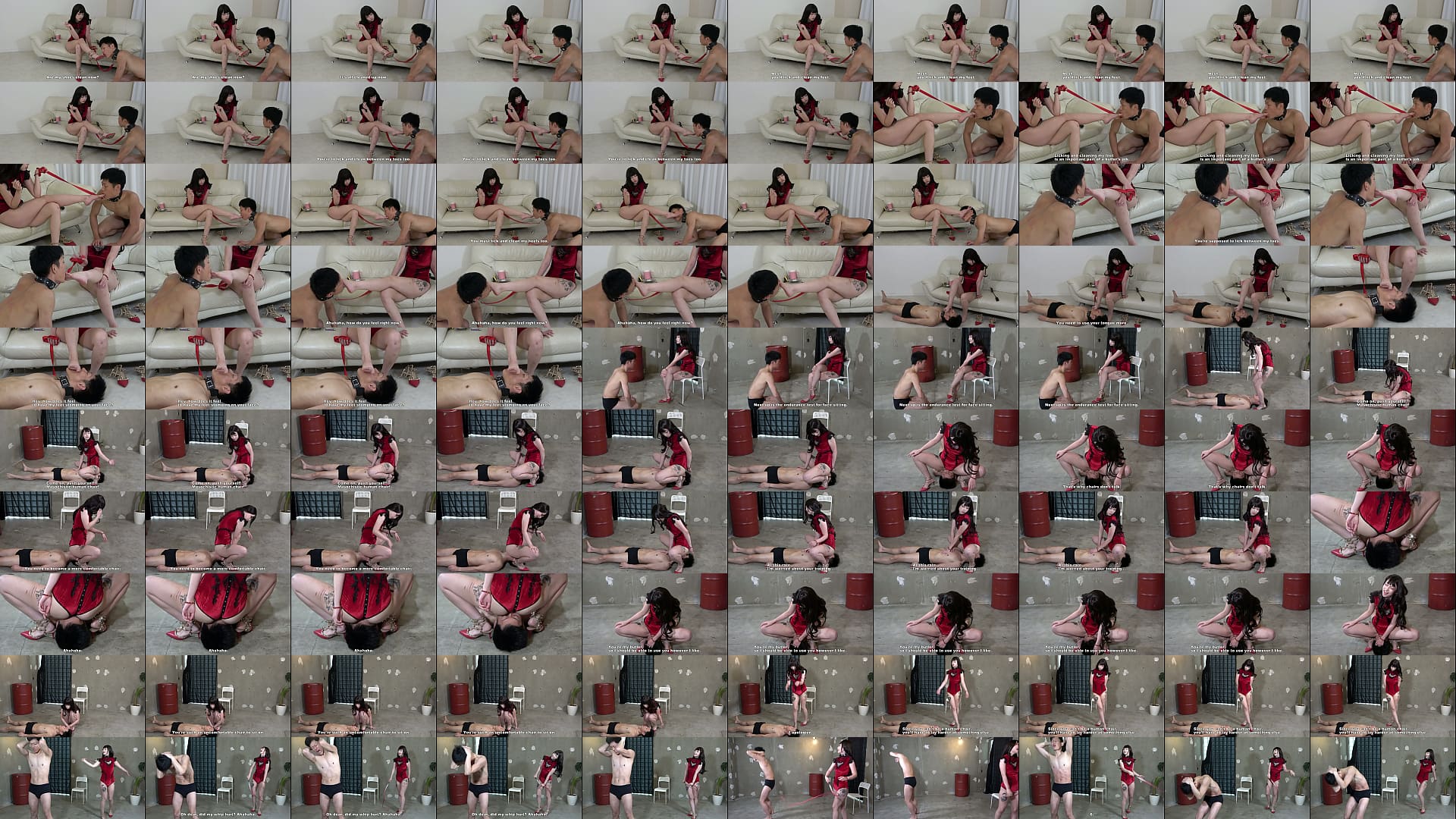 Japanese Femdom Ririko Baraya Foot Worship Feet Licking and Facesitting 预览图