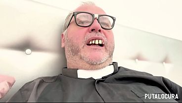 PutaLocura - Father Damián reprimands the horny student Lilith Sweet