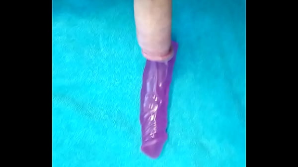 Cumming on my wife's fat dildo!