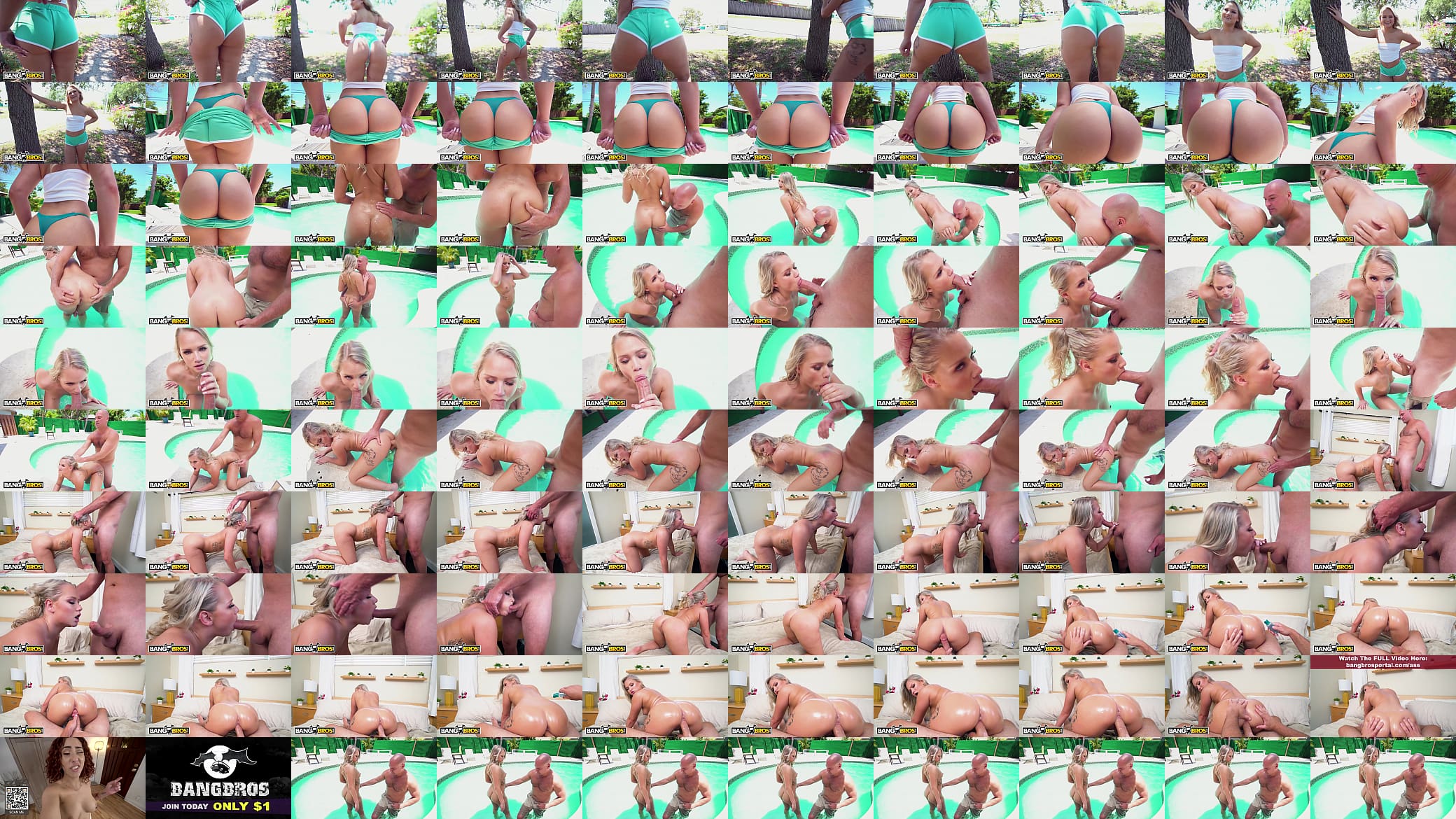 BANGBROS - Flawless Poolside PAWG Harley King Fucked By Sean Lawless 预览图