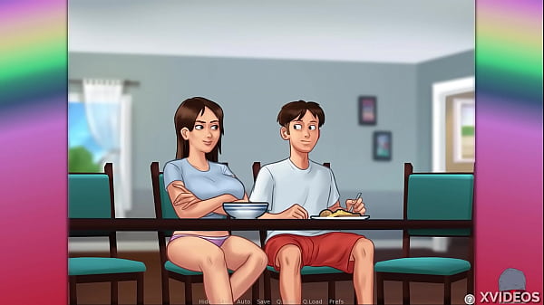 SUMMERTIME SAGA #016 • Jenny masturbating while watching porn