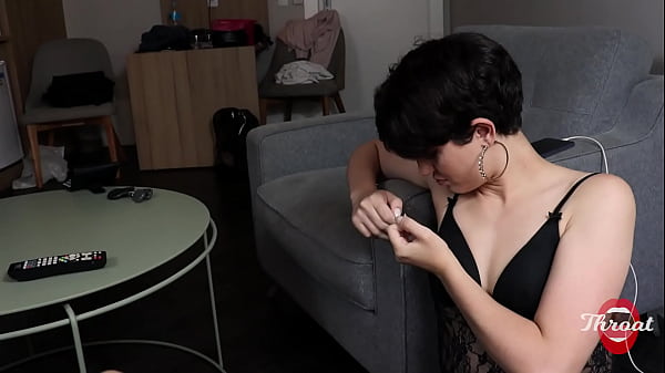 Deep throat / and drooled on dick / sucked eagerly for money / played with cum and made ahegao - Lady Snow Brasil and Lord Kenobi (see full on red)