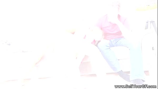 Download Video - Sell Your GF - Blonde Bella Breeze fucked with bf watching