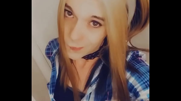 Gorgeous TGirl Strips Sucks and Touches Herself