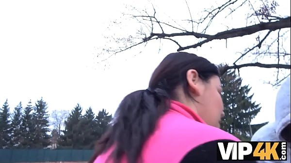 VIP4K. Woman doesnt feel shy to be penetrated in front of husband