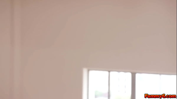 Tessa Thomas over the moon and show Slim Poke how thankful she is for his support by giving him a wet sloppy deepthroat blowjob