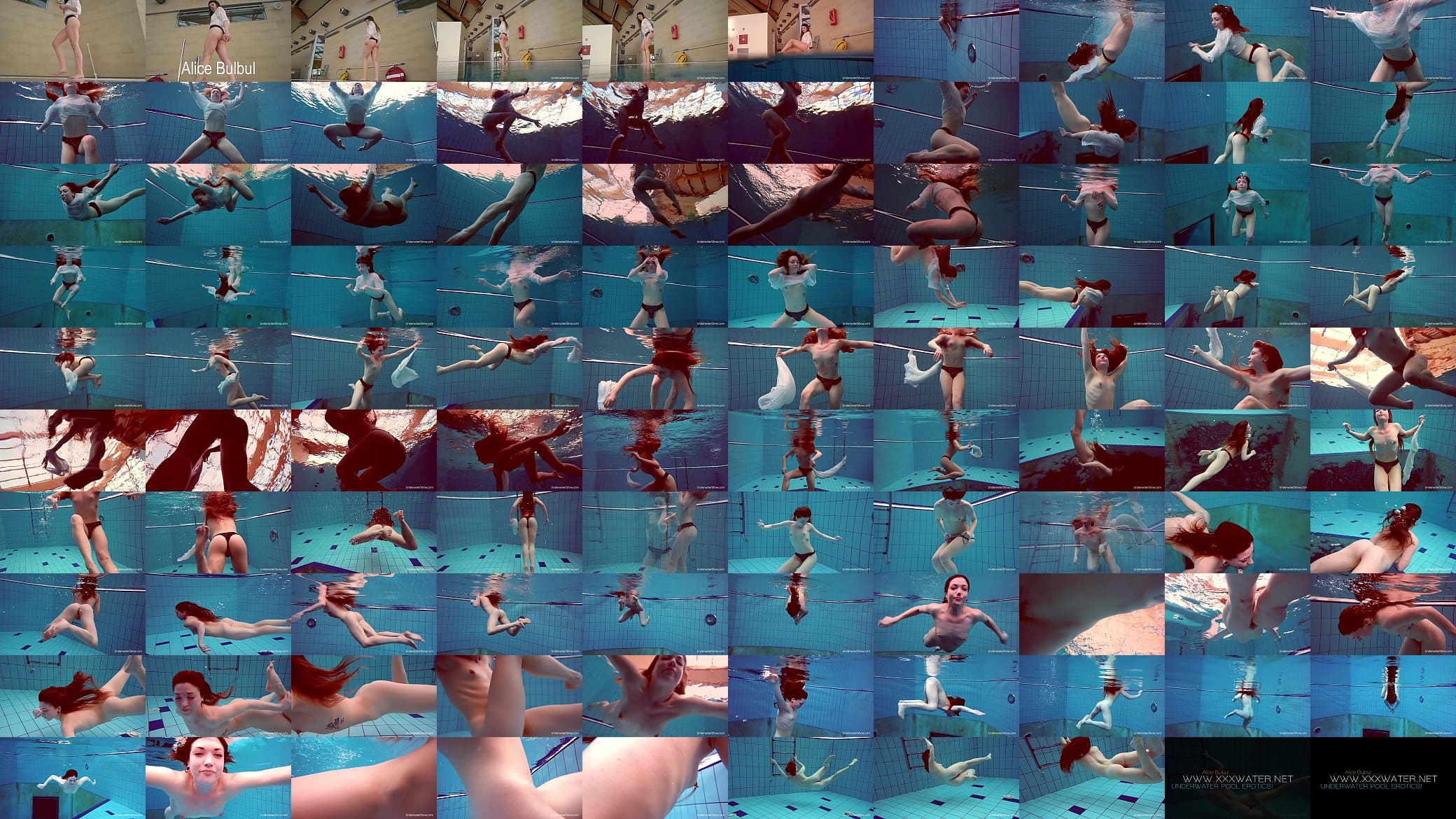Underwater swimming babe Alice Bulbul 预览图