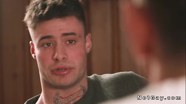 Hot gay Enzo Muller anal fucked in a dinning ro...