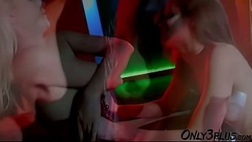 Lucky Guy Is Fucking Two Hot Strippers!