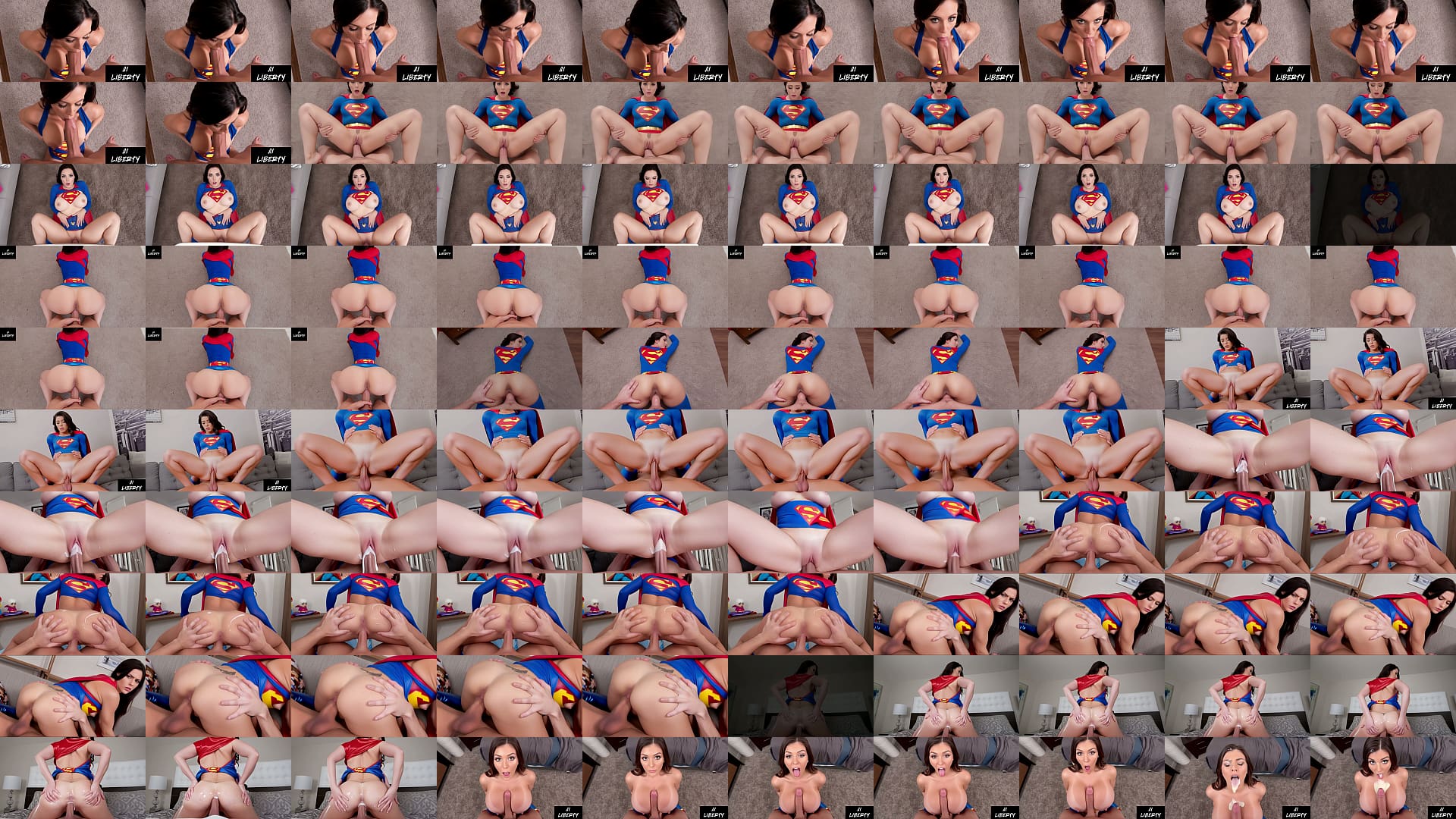 AI-Generated Supergirl Adventure ends with a creampie and cum in mouth 预览图