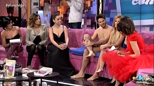 Download Video - Naked couple interviewed on a chat show
