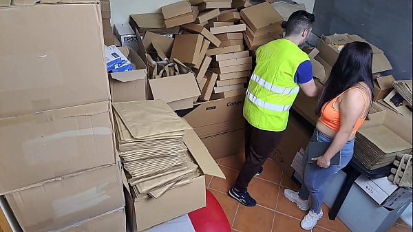 Download Video - Sexy latina goddess boss catches employee on the phone