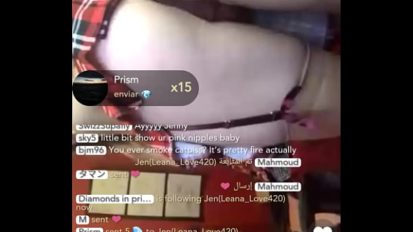 Hot blonde from Bigo Live fell on the net naked