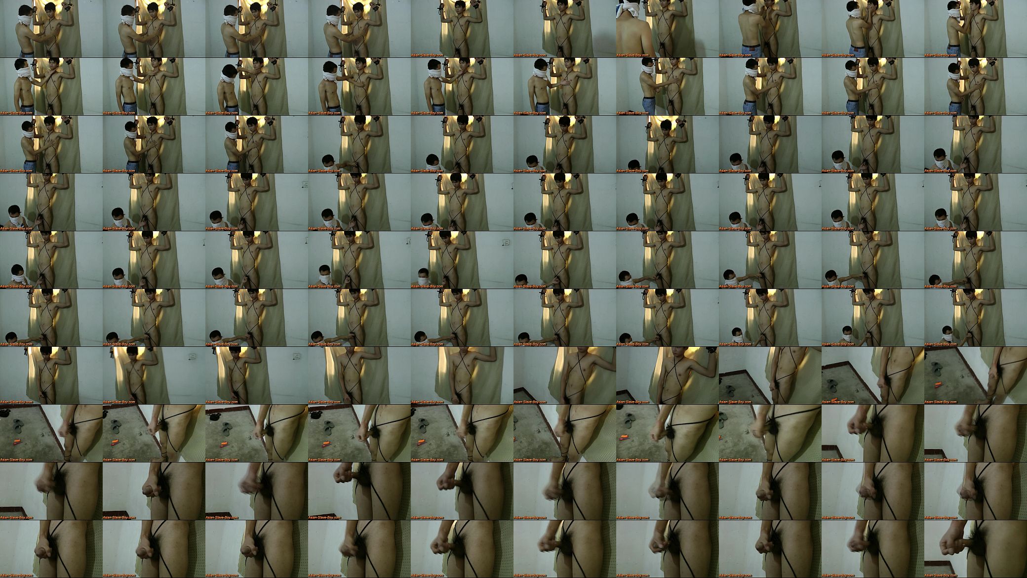 Slim Asian Slave Boy Got Milked 预览图
