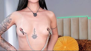 The best deep throat blowjob you'll ever see, and then they fuck this beautiful Latina