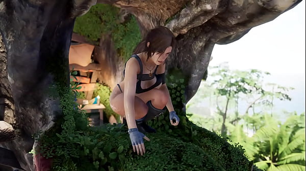 Download Video - The statue awakened and began to fuck Lara in all her holes&period; The ritual of sperm&period; Hentai Game 3D