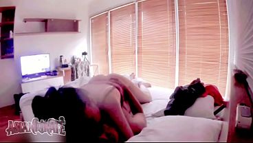 Pretty Indonesian friend's wife and fuck Hard with Doggystyle