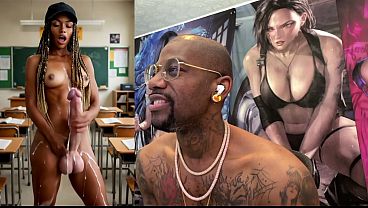 Ebony Transgender Cumming Super Fucking Hard In Class, Transgender Girl Fucking Her Twin StepSister, Trans Model Posing, Thicc Breast Slut Letting Her Girl Cock Hang At The Beach, AI Generated