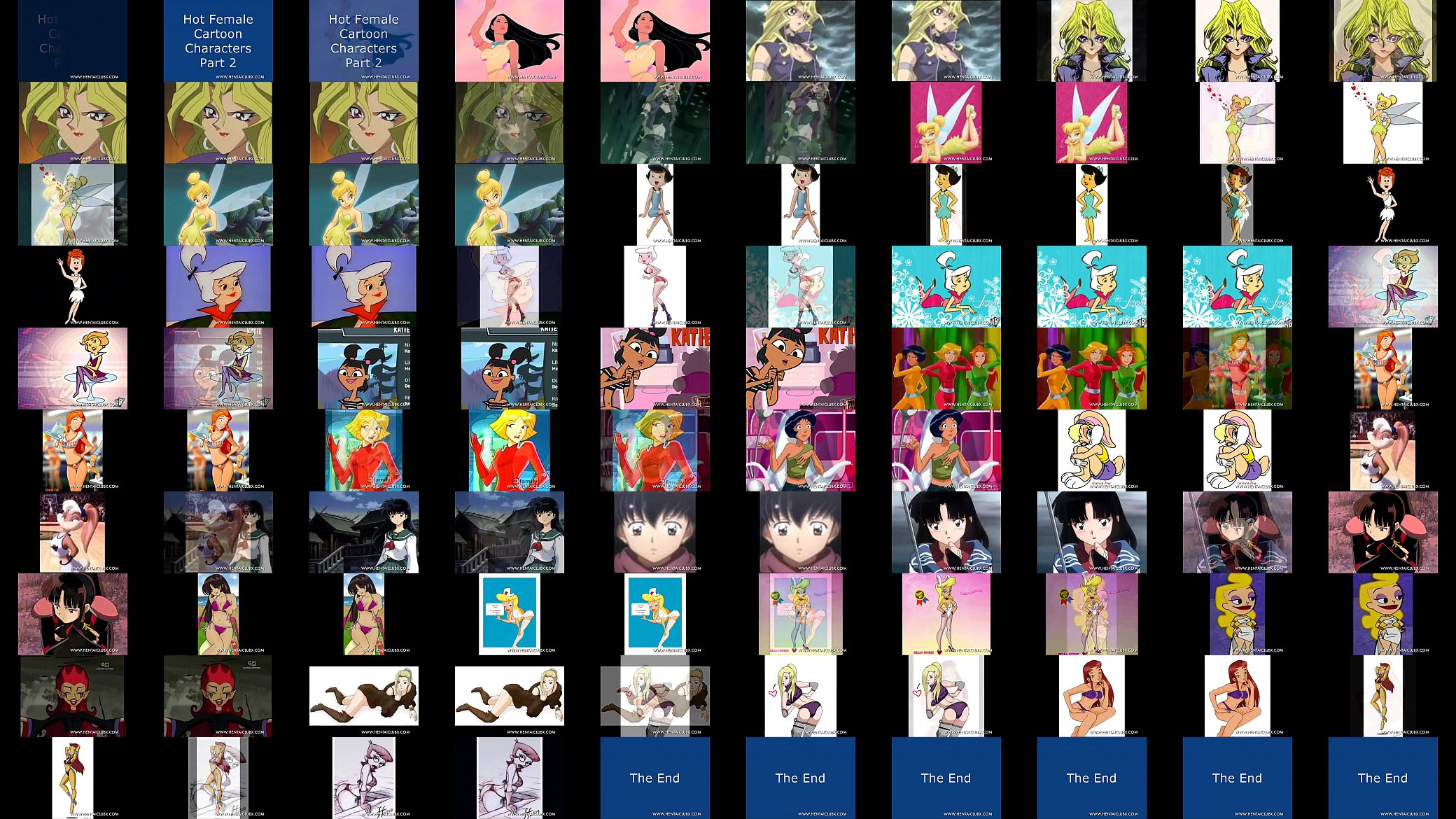 hentai sexy Hot Female Cartoon Characters Part 2 预览图