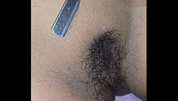 YOUNG STEPSISTER'S HAIRY PUSSY IS SHAVED BY HER STEPFATHER BEFORE THEY FUCK HER, BEFORE HER MOTHER ARRIVES