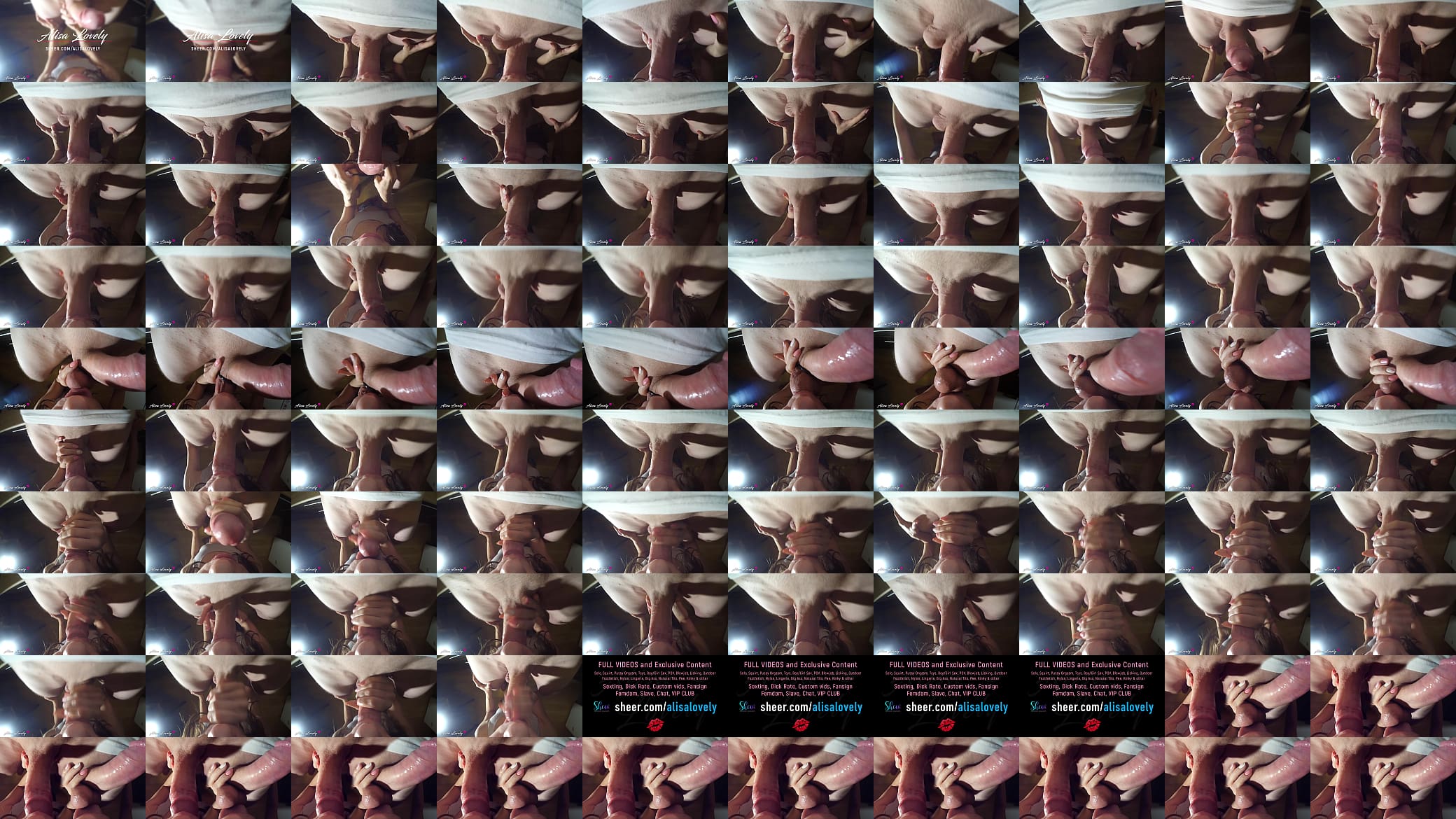 Female POV Sloppy Sucking Dick in Cock Ring Waiting for Big Cumshot in Mouth - Amateur Couple Blowjob FPOV 预览图