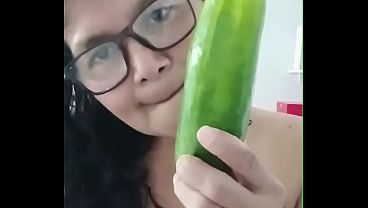 Placer con un pepino