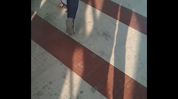 Big Indian aunty ass walking