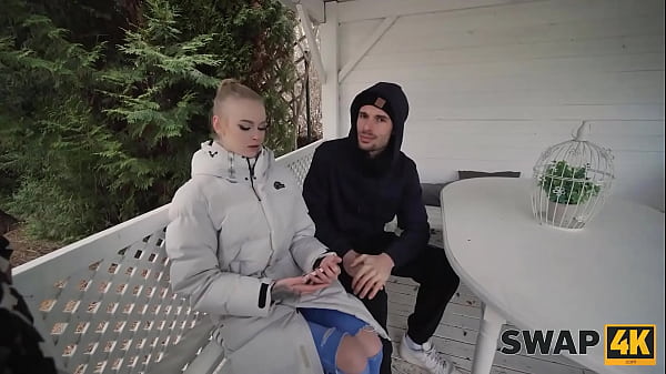 SWAP4K. Kinky couple fucked a young girl after feet massage, cuckold boyfriend was watching