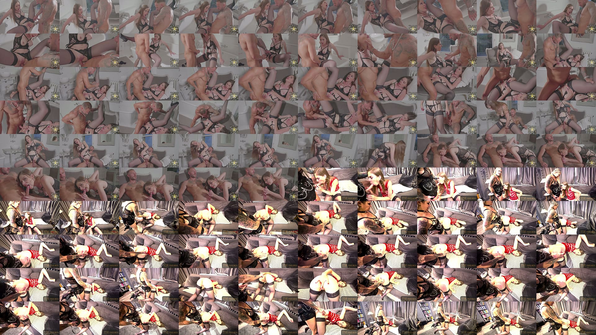 Alice Maze Double Feature: Quick Bathroom Fuck with Snake Dave &amp; BDSM Submission to Mistress Kora Bell 预览图