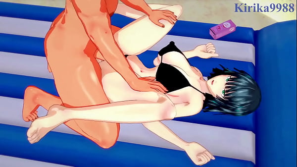 Tatsumaki and Fubuki and the old man intense se...