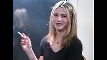 Shana and Chelsea focused smoking