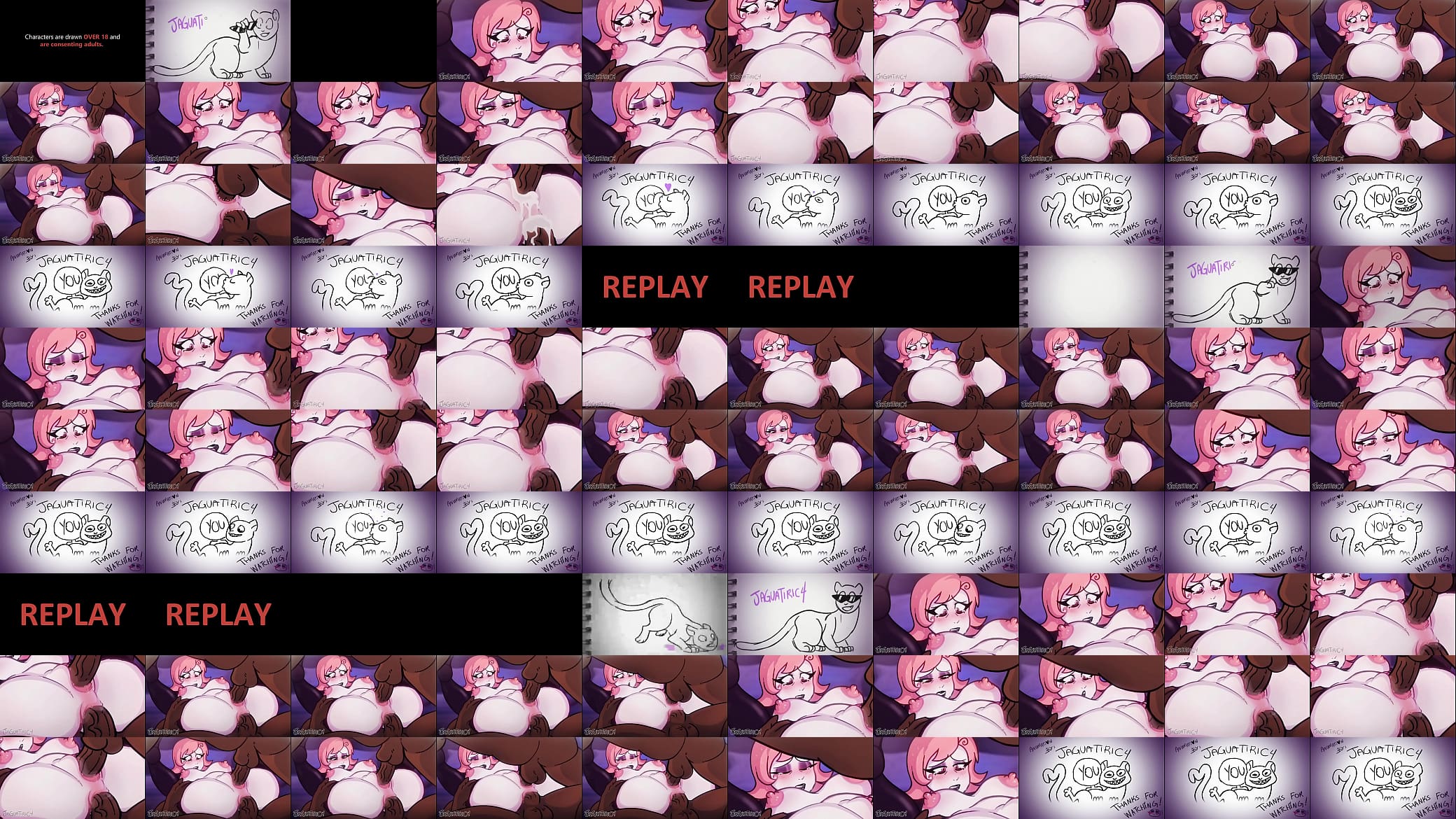 Homestuck Pink Roxy Lalonde 预览图