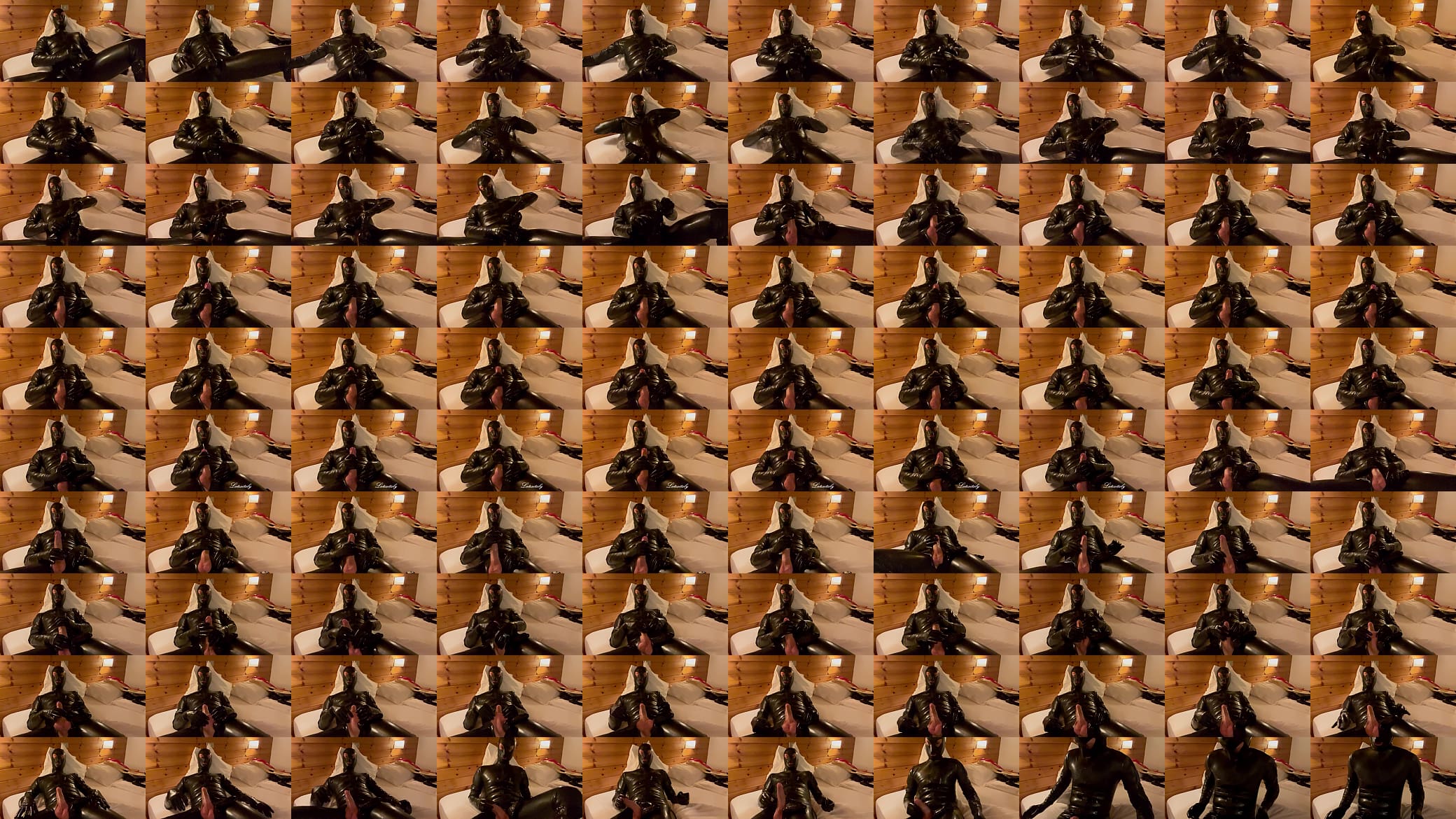 A simply black rubber cumshot 预览图