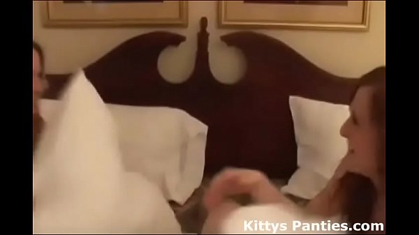 We should have a pillow fight in our hotel room