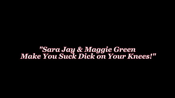 Sara Jay & Maggie Green's Ass-To-Ass Fuck! Double-Head Dildo!