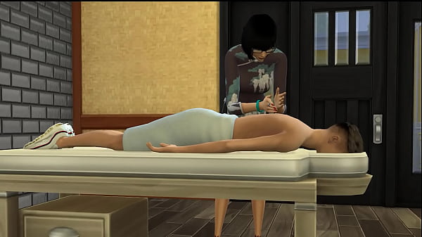 asian mother and son watching porn together