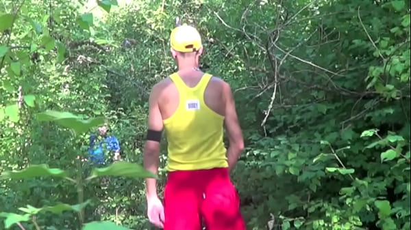 sneakr domination for twink badboy in exhib cruising forest