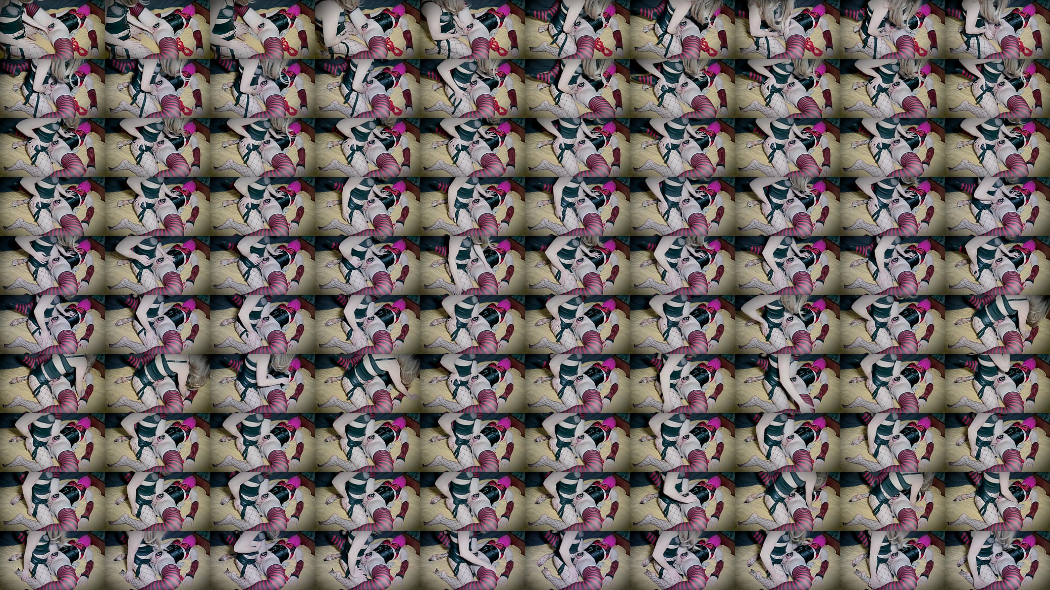 Mistress fuck chastitied femboy in lingerie 预览图