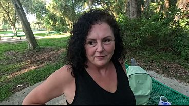 Lady in the Park Gets Stranger Cock