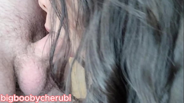 Thick Asian loves sucking and fucking white cock
