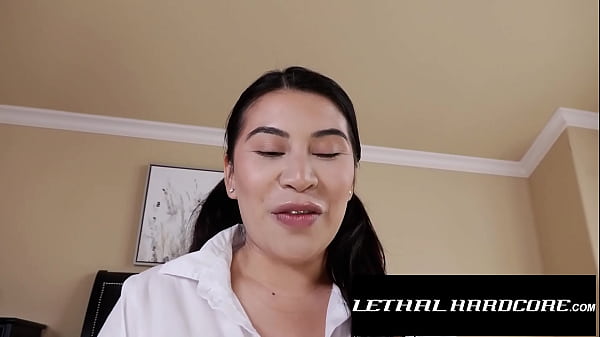 LethalHardcore - Hot Big Tittied Asian Gets Fucked Hard By Her Tutor