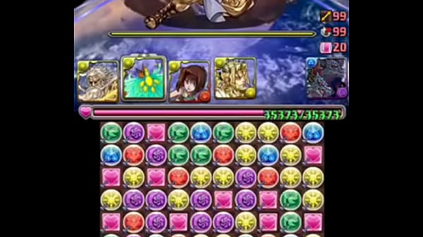 釘ドロップ100個消してみたパズドラ