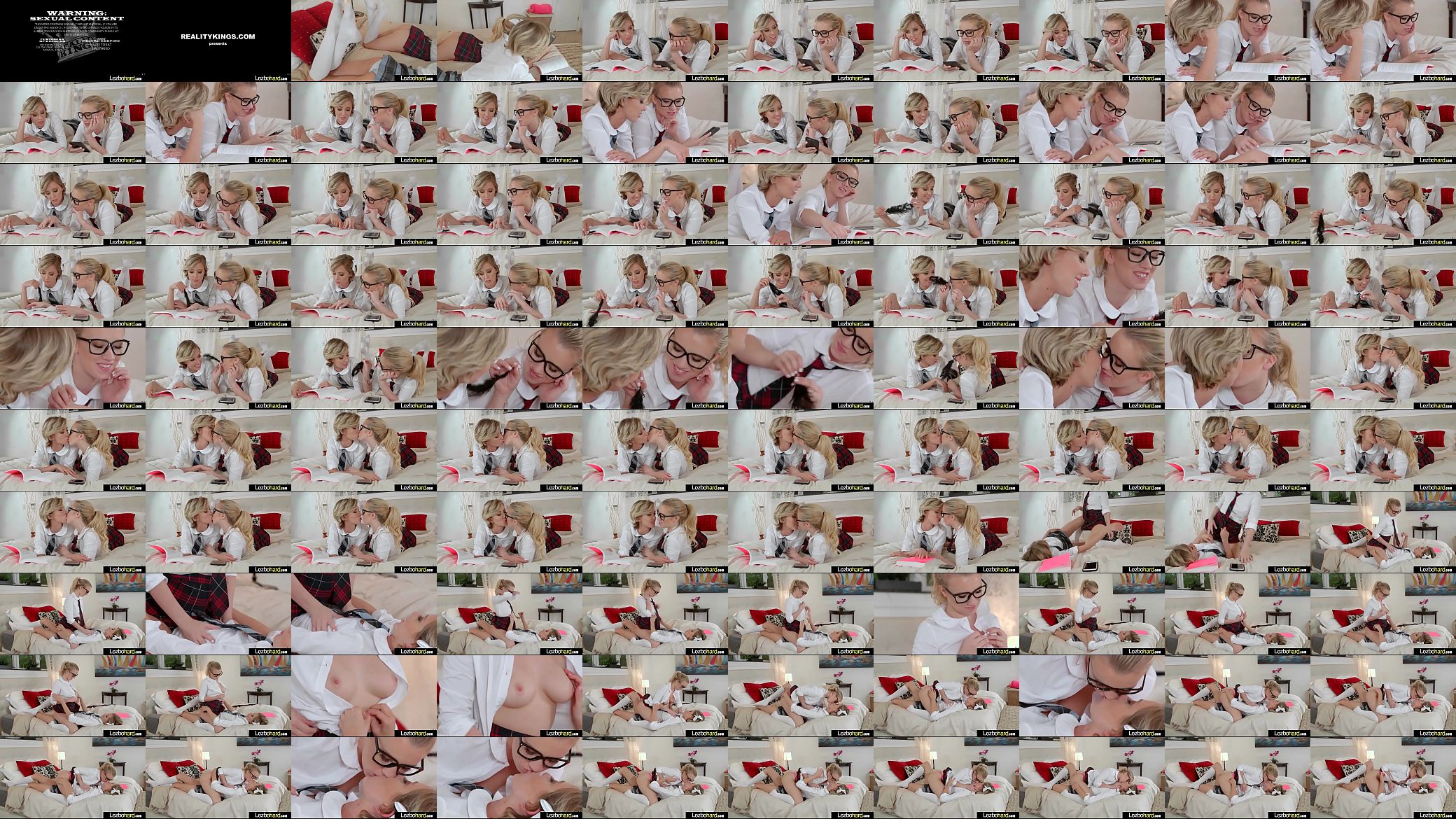 Cute Lovely Teen Girls (Haley Reed &amp; Bailey Brooke) Play On Camera vid-15 预览图