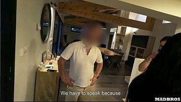 A French Neighbor Couple Agrees To Make Noise In A Villa By Swapping Our Wives!!