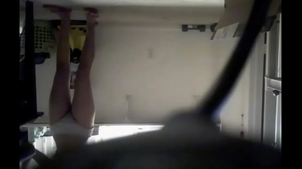 roommate's gf wearing a short skirt