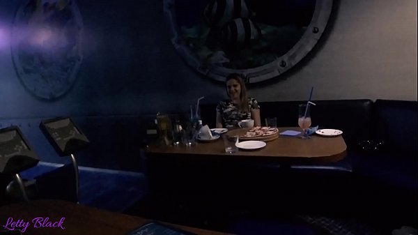 Public Remote Vibrator In Bowling Together With Friends - Letty Black