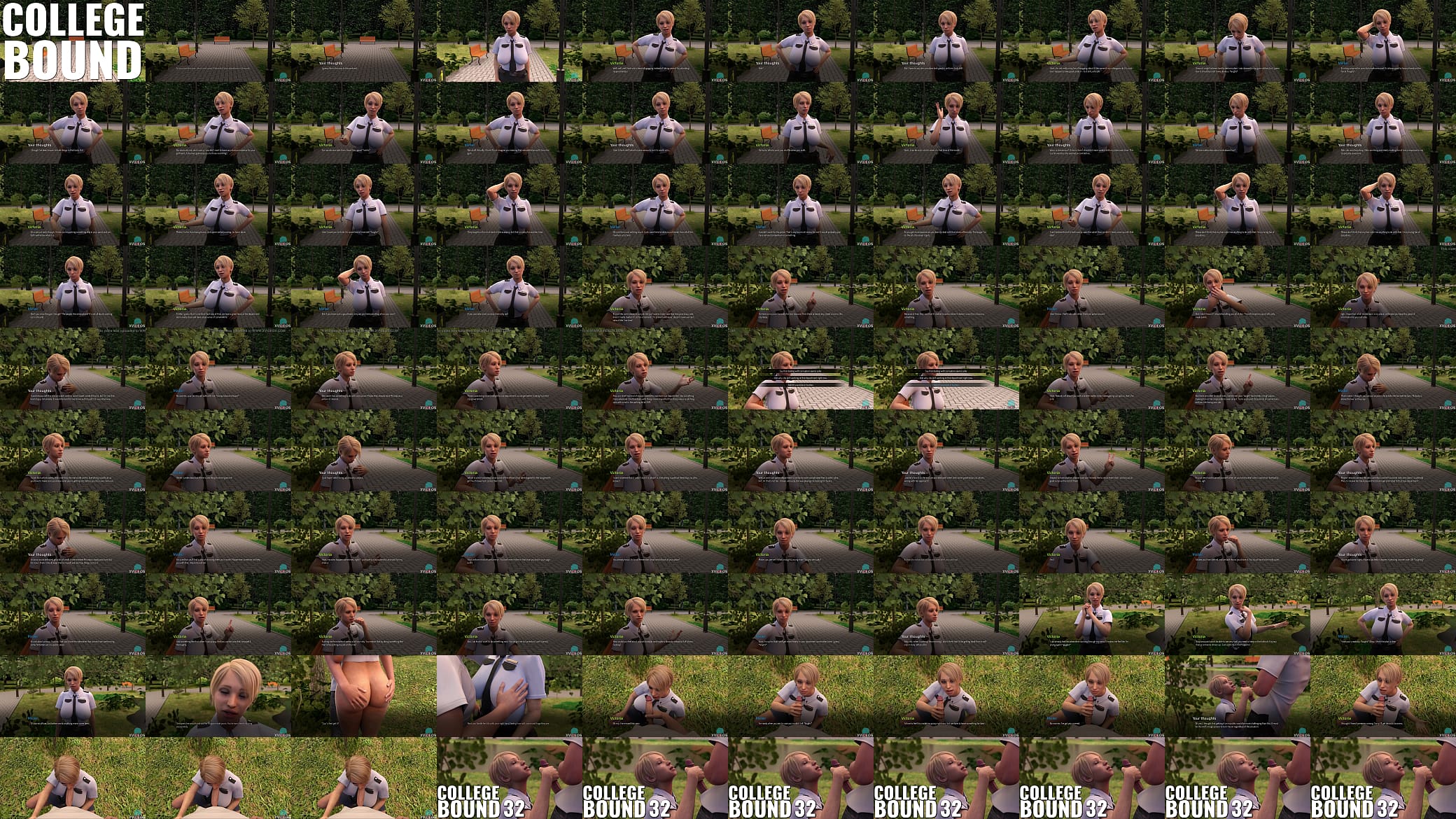 BOUND #32 - Public blowjob in the park 预览图