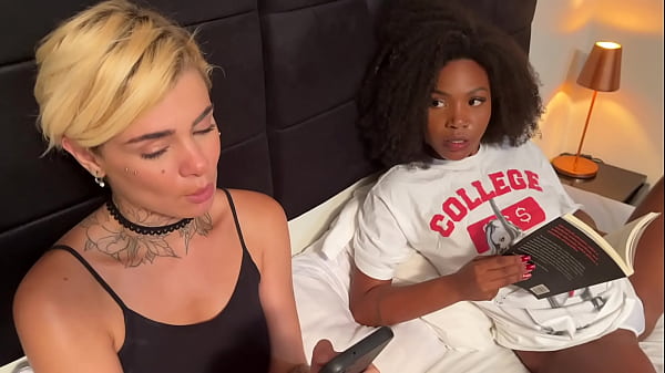 Naughty blonde does everything wrong to be punished by her sadistic and evil girlfriend