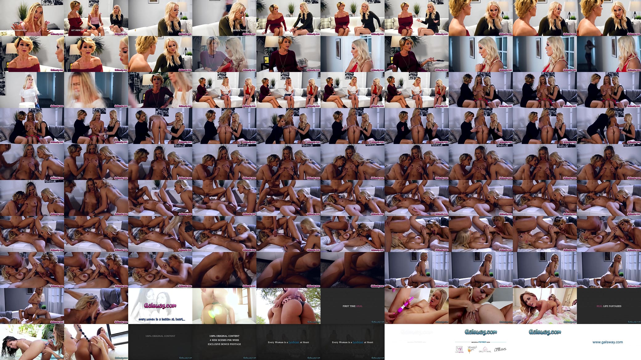 Kit Mercer and Kenzie Taylor disciplined Lana Sharapova in a threesome way 预览图