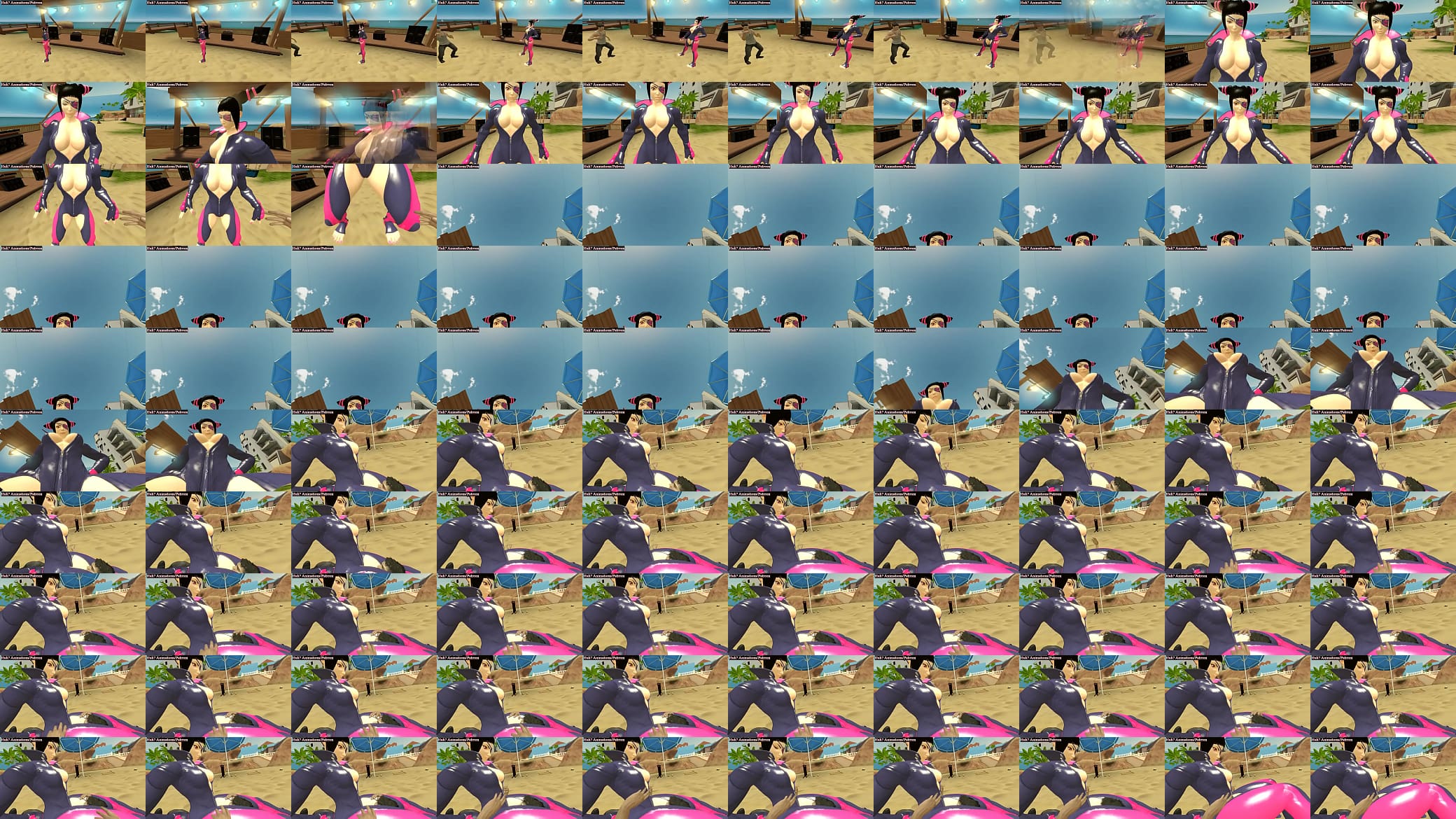 Juri Headscissor SEXY Animation 2017 预览图